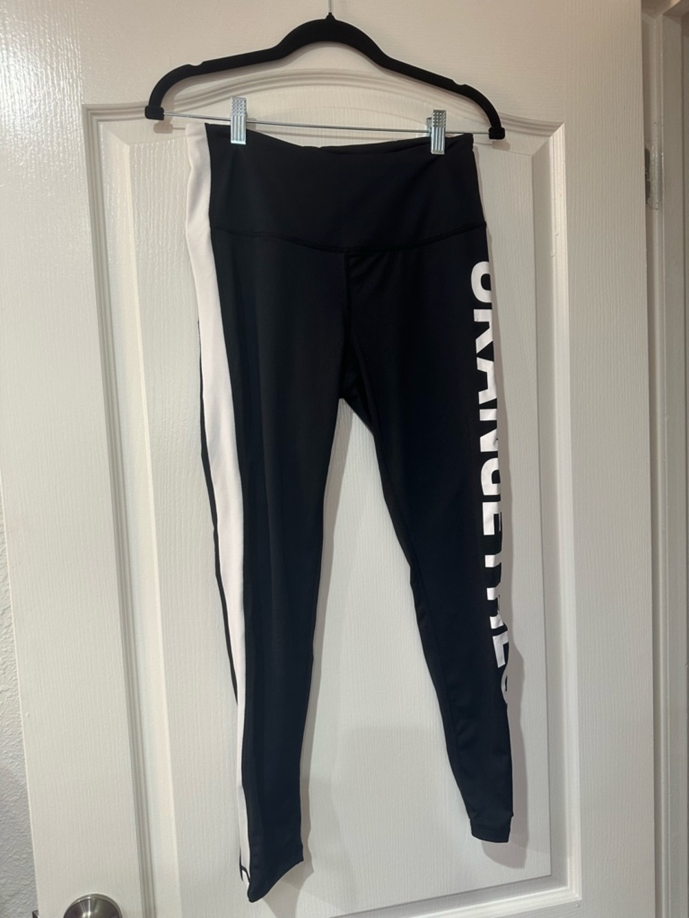 Orangetheory  Black Performance Leggings with Interior Logo